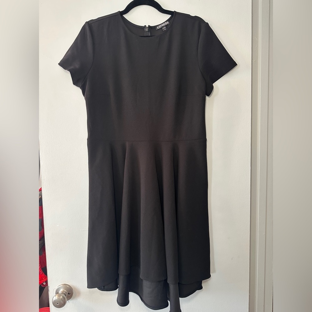 Express Black Short Sleeve Dress